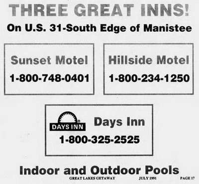 Sunset Motel - 1991 Ad